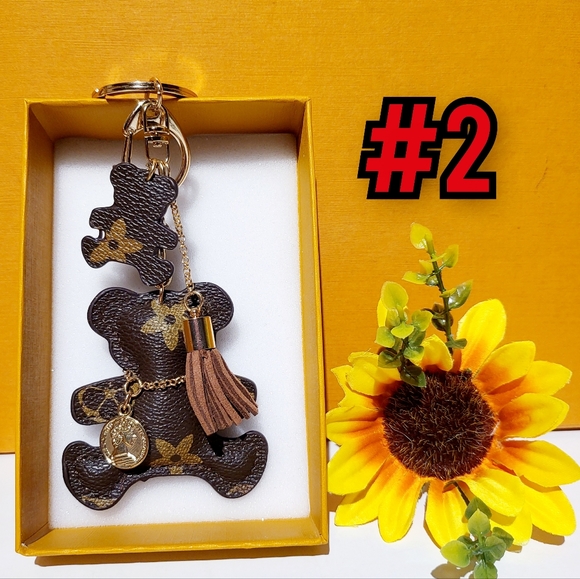 Other - 🆕️🌈FASHION🌈 Cute  Bear Keychain Pendant Tassel Bag Charm $35 each with box